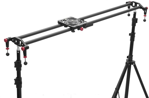 Slider with Fluid Head 47 Inches/120 cm Carbon Fibre Ball Bearing Camera Track Slider