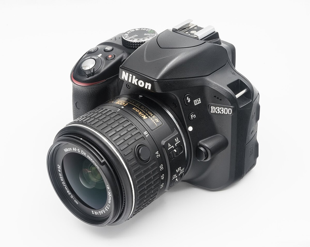 NIKON D3300 with dual lens