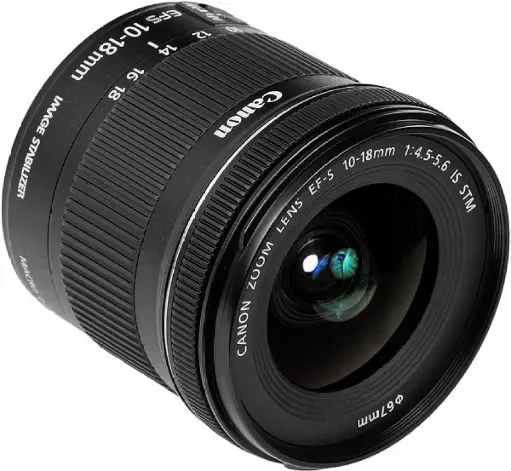 Canon 10-18mm EF-S mount wide angle lense