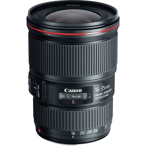 CANON ef 16-35 MM F/4l IS USM LENS
