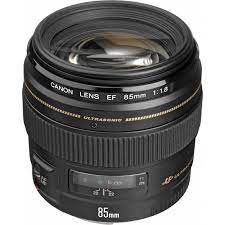 Canon EF 85mm f/1.8 USM Medium Telephoto Lense for Canon SLR Cameras